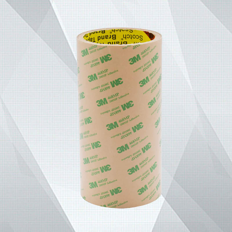 3M468MP 加厚无基材双面胶 0.13mm · 200MP胶系 · 纹理表面与泡棉粘接 | 深圳现货