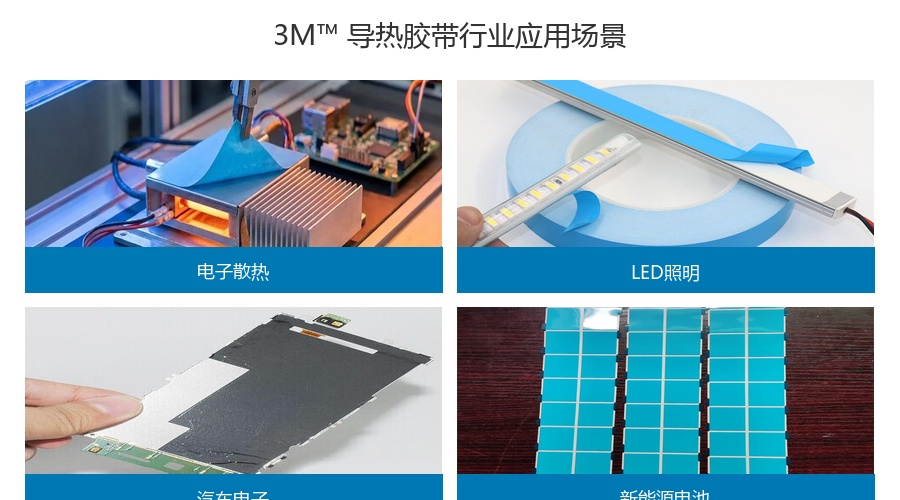 3M™ 导热胶带产品选型指南：散热粘接、热管理与行业应用方案
