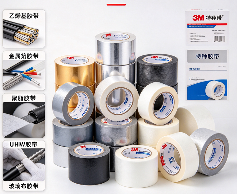 3M™ 特种胶带产品选型指南：覆盖典型应用与特定需求
